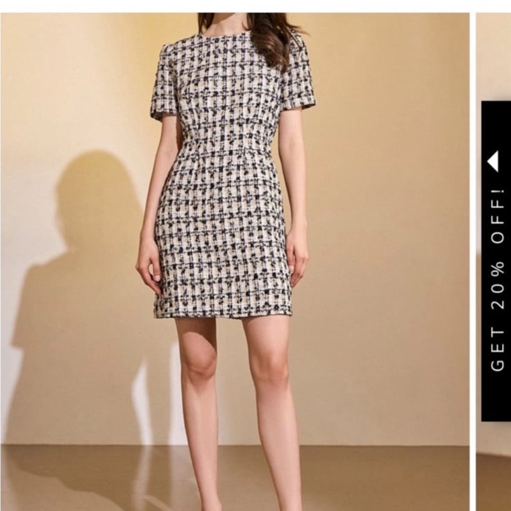 J.Ing tweed dress